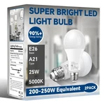 Nouscan 200w Equivalent Led Light Bulb, 3050lm Super Bright A21 Bulb,.... Fixed Price $30.39.