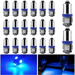 Ym E-bright 20-pack Blue Ba9s 5050 5smd Led Bulbs Clearance Wedge 12v, Bule. Fixed Price $22.34.
