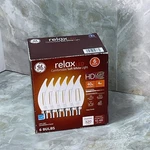 Ge Relax Led Comfortable Soft White Light 40w Replacement Bulb (pack Of 6). Fixed Price $15.00.