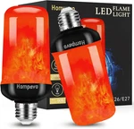 2pc Led Flame Light Bulbs, 4-mode Flickering Bulbs With Upside Down Effect. Fixed Price $22.97.