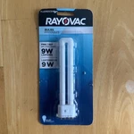 New Rayovac Bulb Fluorescent 9w Lanterns 60v 0.15a 9 Watt F9w 2g7 Free Shipping. Fixed Price $18.00.