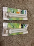 2 Energy Saver Pl-c Energysaver 26-watt Compact Fluorescent Lights Phillips Sylv. Fixed Price $22.22.