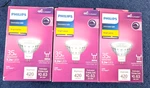 3 Philips 423780 10-watt (35-watt) Mr16 Led Dimmable Indoor 12-volt Light Bulb. Fixed Price $26.92.