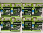 8 X 4pack Greenlite 9w Led 60w Non-dimmable 25,000 Hours Energy Star Light Bulbs. Fixed Price $32.88.