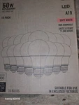 60-watt Equivalent Led Light Bulb A19 Energy Efficient Softwhite 16 Bulbs. Fixed Price $14.99.