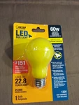 Feit Electric A19/bug/led Non-dimmable Led Bug Light, 5 W, 120 V, 400 Lumens. Fixed Price $9.59.