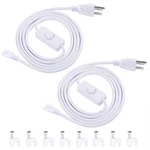 6ft Led Light Power Cord With On/off Switch T5 T8 Connector E. Fixed Price $21.56.