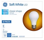 G E Lighting 224063 8 Watt Glass Led Bulb - Pack Of 6. Fixed Price $16.74.