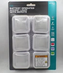 Homedepot 91389 80 Lumens Integrated Led Puck Lights With Remote Control 6-pack. Fixed Price $14.88.