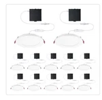 Commercial Electric 6in Slim Led Color Changing Recessed Light Kit (12-pack). Fixed Price $63.00.