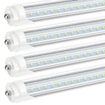 Jesled T8 T10 T12 8ft Led Light Bulbs, Single Pin Fa8 Base, 8 Foot Fluoresce. Fixed Price $112.09.