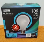 New Feit Enhance A21 Bulbs White Filament Led Daylight-5000k /100watt Dimmable.. Fixed Price $14.99.