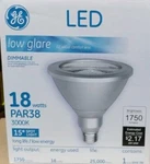Ge Low Glare Led Par38 Dimmable 18 Watts 3000k 15 Degree Spot Light Bulb. Fixed Price $23.77.