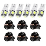 Cciyu 6 Pack White Pc168 T10 Led Cluster Gauge Dash Light Bulb W/twist Black. Fixed Price $9.88.