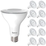 Sunco 10 Pack Par30 Long Neck Led Bulb, Indoor/outdoor Flood Light, 11w (75w .... Fixed Price $87.36.