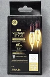 Ge Vintage Style Led Amber Glass Candelabra Bulbs 2pk Dimmable Cac. Fixed Price $12.99.