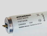 1x Sylvania F15t12/cw 15w T12 Cool White 18" Fluorescent Tube Light Bulb. Fixed Price $17.45.