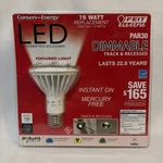 Feit Electric Par30 Led Focused Light 75 Watt Replacement Uses 13 Watts Dimmable. Fixed Price $27.49.