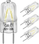 4 Pcs Light Bulb For Ge Microwave Oven, G8 20w Appliance Warm White. Fixed Price $8.16.