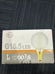 6 Pk E12 Led Edison Light Bulb 4000 Frosted G16.5 Round 4w - Leools. Fixed Price $18.00.
