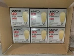 Lot Of 6 Satco S9579- 6.5 Watt St19 Led Vintage Amber E26 Light Bulbs - 2300k. Fixed Price $39.00.