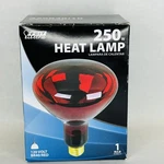 Feit Electric 250r40/10 Reflector Heat Lamp 250 Watt 120 Volt New. Fixed Price $12.82.