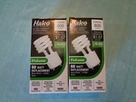 (qty 2) Halco Cfl13 27k Gu24 Base T2 60w/13w Bulb Lamps White 2700k. Fixed Price $11.99.