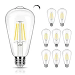 Winsaled 8-pack Dimmable Led Edison Bulbs, St19/st58, 40w Eq, 4w, 4000k, E26. Fixed Price $37.48.