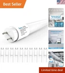 Commercial Grade Sunco 10-pack T8 Led Tubes 18w, 2200 Lumens, 5000k Daylight. Fixed Price $92.99.