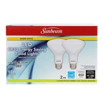 Sunbeam Br30 65w Led Indoor/outdoor Dimmable Flood Lights 2 Pack, Warm White. Fixed Price $23.99.