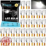 Alopee White T10 Wedge Led Bulbs 30-pack. Fixed Price $20.00.