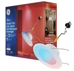 Ge Cync Smart Led 6-in Wafer Downlight Full Color: Energy Star Recessed Lighting. Fixed Price $24.35.