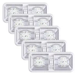 5 Pack Rv Led Ceiling Double Dome Light Fixture On/off Switch Interior Lighting. Fixed Price $53.74.