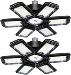 Audles 2 Pack Garage Lights, 200w 20000lm 6500k Led Shop Light Ce. Fixed Price $53.81.