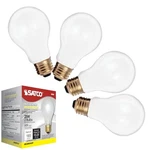 Satco S3950 25 Watt A19 Incandescent Frosted Light Bulbs - Medium Base 130. Fixed Price $22.64.