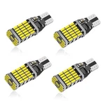 4pcs 921 Led Reverse Light Bulb, Brake Bulb T15 4014 45smd White. Fixed Price $16.25.