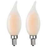 Xtricity Led 5.5w Chandelier Bulbs Flame Tip Frosted, 60 Watt 2, White. Fixed Price $16.99.