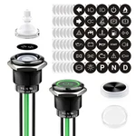 Filn 2pcs 22mm Momentary Push Button Switch,20a Start On Off Swi.... Fixed Price $34.40.