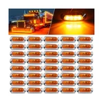 Alfu 40pcs Amber Dc 12-24v Led Trailer Lights Side Marker Front... Fast Usa Ship. Fixed Price $74.57.