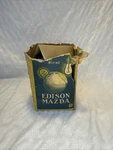 Vintage Ge Edison Mazda Rival Frosted Light Bulb 60w 118v W Original Box Works!. Fixed Price $89.99.