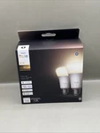 Philips Hue A19 Smart Led Bulbs Warm White 2700k 1100 Lumens E26 2-pack (591230). Fixed Price $22.75.