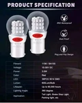 2 Defvnsy P21w 1156 Ba15s Led Bulb 12v-24v Bulbs Extremely Bright Red No Polarit. Fixed Price $7.06.