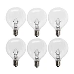 Haraqi 6 Pack Wax Warmer Bulbs,g50 25 Watt Bulbs Count (pack Of 1), White. Fixed Price $10.52.