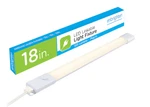 Enbrighten 18-in Plug-in Led Under Cabinet Light Bar. Fixed Price $27.99.