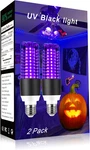 Gohdlamp 15w Led Black Light Bulb 120v E26 Base Uv 395-400nm Uva Level 2 Pack. Fixed Price $30.50.