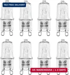G9 Appliance Light Bulbs 120v 40w T4 Bi-pin Xenon Lamp Set 8 Pack. Fixed Price $10.95.