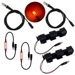 2 Kits Fire Effects Ember Orange Flame Led Lights 5' Bulb Cable - Props Eokit2. Fixed Price $45.99.