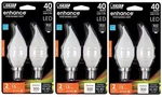 Feit 6-pack 40-watt Equivalent Ba10 E12 Candelabra Dimmable Frosted Led Bulbs. Fixed Price $11.39.