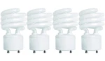 Kor (4 Pack) 13 Watt Mini Spiral - 4 Count (pack Of 1), Bright White (5000k). Fixed Price $27.57.