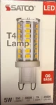 Satco S11238 Led Bulb 120v 5w 40w Double Loop G9 T4 Frost 3000k Warm White. Fixed Price $8.09.